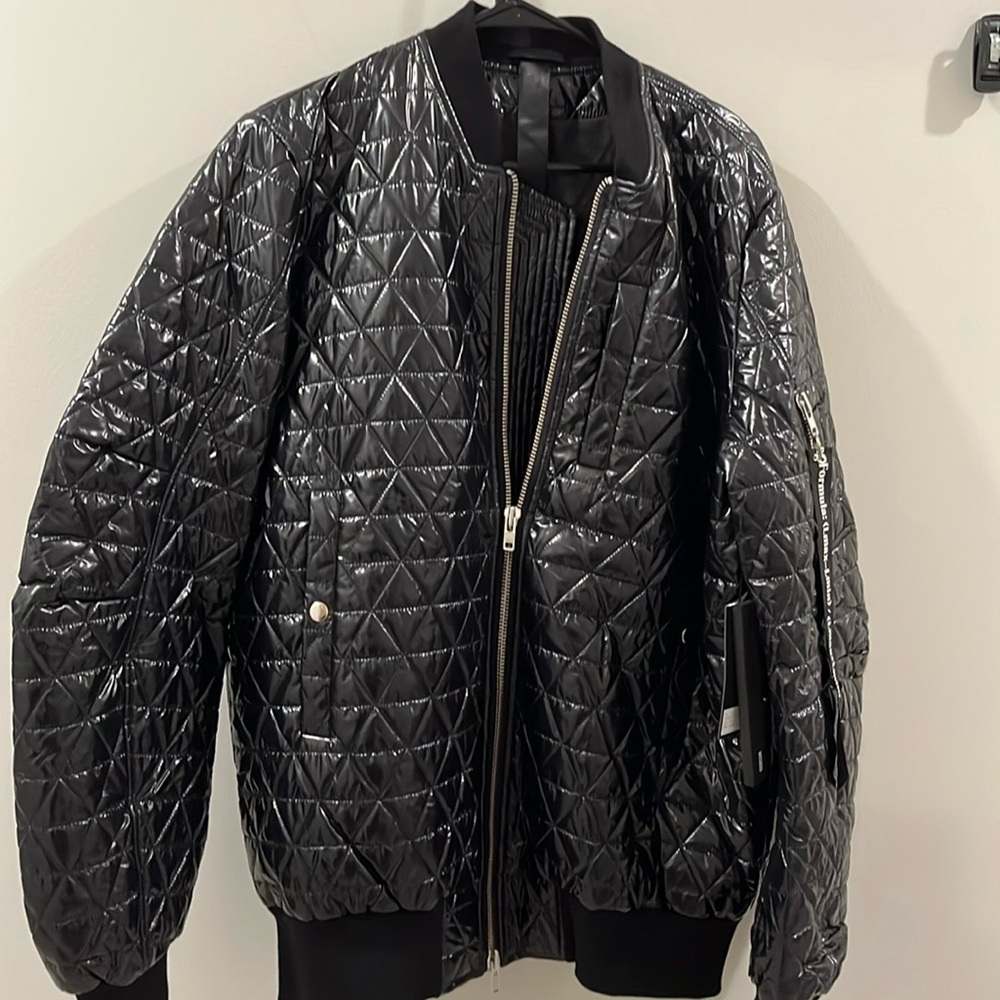 Concepts D’Odeur Mens L Black Bomber Jacket